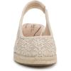 imageLifeStride Womens Kayden Wedge SandalNatural Tan Fabric