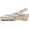 imageLifeStride Womens Kayden Wedge SandalTanWhite Stripe