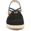 imageLifeStride Womens Kennedy Espadrille Wedge SandalBlack Canvas