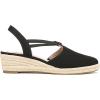 imageLifeStride Womens Kennedy Espadrille Wedge SandalBlack Canvas