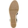 imageLifeStride Womens Kennedy Espadrille Wedge SandalBlack Canvas