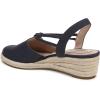 imageLifeStride Womens Kennedy Espadrille Wedge SandalLux Navy Canvas