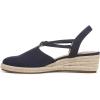imageLifeStride Womens Kennedy Espadrille Wedge SandalLux Navy Canvas