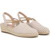 imageLifeStride Womens Kennedy Espadrille Wedge SandalTanWhite Linen Stripe