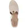 imageLifeStride Womens Kennedy Espadrille Wedge SandalTanWhite Linen Stripe