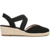 imageLifeStride Womens Kimball Espadrille Wedge SandalBlack Canvas