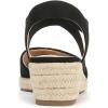 imageLifeStride Womens Kimball Espadrille Wedge SandalBlack Canvas