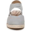 imageLifeStride Womens Kimball Espadrille Wedge SandalCloudy Grey