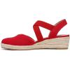 imageLifeStride Womens Kimball Espadrille Wedge SandalFire Red