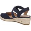 imageLifeStride Womens Kimball Espadrille Wedge SandalLux Navy Canvas