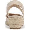 imageLifeStride Womens Kimball Espadrille Wedge SandalNaturalGold