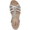 imageLifeStride Womens Miami Wedge SandalSilver Metallic
