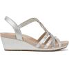 imageLifeStride Womens Miami Wedge SandalSilver Metallic