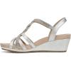 imageLifeStride Womens Miami Wedge SandalSilver Metallic