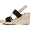 imageLifeStride Womens Tallulah Espadrille Wedge SandalBlackNatural