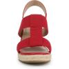 imageLifeStride Womens Tallulah Espadrille Wedge SandalFire Red