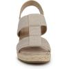 imageLifeStride Womens Tallulah Espadrille Wedge SandalPlatino Gold