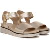 imageLifestride Womens Gillian Ankle Strap SandalPlatino Gold