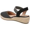 imageLifestride Womens Kimmie Wedge EspadrillesBlack