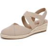 imageLifeStride Womens Kimball Espadrille Wedge SandalTender Taupe