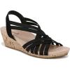 imageLifeStride Womens Mallory Strappy Wedge SandalBlack
