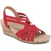 imageLifeStride Womens Mallory Strappy Wedge SandalFire Red