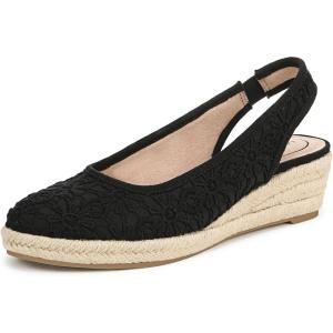 imageLifeStride Womens Kayden Wedge SandalBlack Fabric