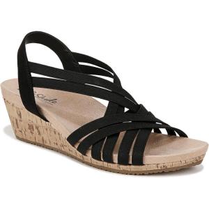 imageLifeStride Womens Mallory Strappy Wedge SandalBlack
