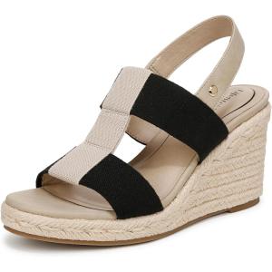 imageLifeStride Womens Tallulah Espadrille Wedge SandalBlackNatural