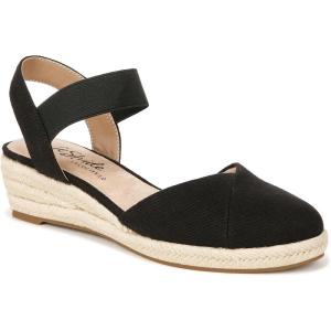 imageLifestride Womens Kimmie Wedge EspadrillesBlack Canvas