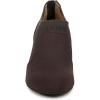 imageLifestride Womens Gia SlipOn Heeled BootiesDark Chocolate
