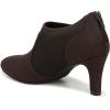 imageLifestride Womens Gia SlipOn Heeled BootiesDark Chocolate