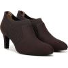 imageLifestride Womens Gia SlipOn Heeled BootiesDark Chocolate