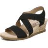 imageLifestride Womens Sincere Wedge SandalBlackTan