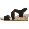 imageLifestride Womens Sincere Wedge SandalBlackTan