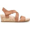 imageLifestride Womens Sincere Wedge SandalTan Faux Leather