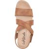 imageLifestride Womens Sincere Wedge SandalTan Faux Leather