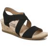 imageLifestride Womens Sincere Wedge SandalBlackTan