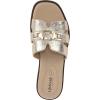 imageLifeStride Womens Royalty Bit Slide SandalPlatino Gold Faux Leather
