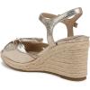 imageLifeStride Womens Tahlia Espadrille Wedge SandalPlatino Gold Faux Leather