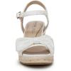 imageLifeStride Womens Tahlia Espadrille Wedge SandalWhite Fabric