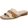 imageLifeStride Womens Royalty Bit Slide SandalNaturalTan