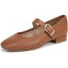 imageLifeStride Womens Cameo Mj 3 Mary Jane FlatTan Faux Leather