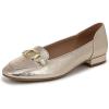 imageLifeStride Womens Celine LoaferPlatino Gold Faux Leather