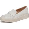 imageLifeStride Womens Geneva Chop Loafer FlatCloud White