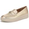 imageLifeStride Womens Geneva Loafer FlatGold Metallic