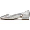 imageLifeStride womens Carmen Skimmers Ballet FlatSilver Metallic