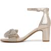 imageLifeStride Womens Florence Bow Heeled SandalPlatino Gold