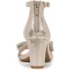 imageLifeStride Womens Florence Bow Heeled SandalPlatino Gold