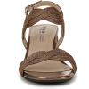 imageLifeStride Womens Charnelle Heeled SandalBronze Metallic